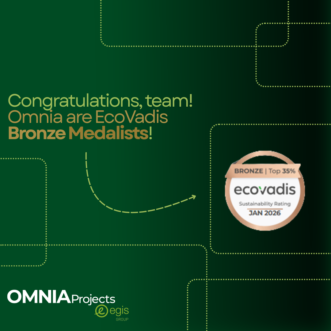 Omnia Projects achieves a bronze medal in our first EcoVadis audit image